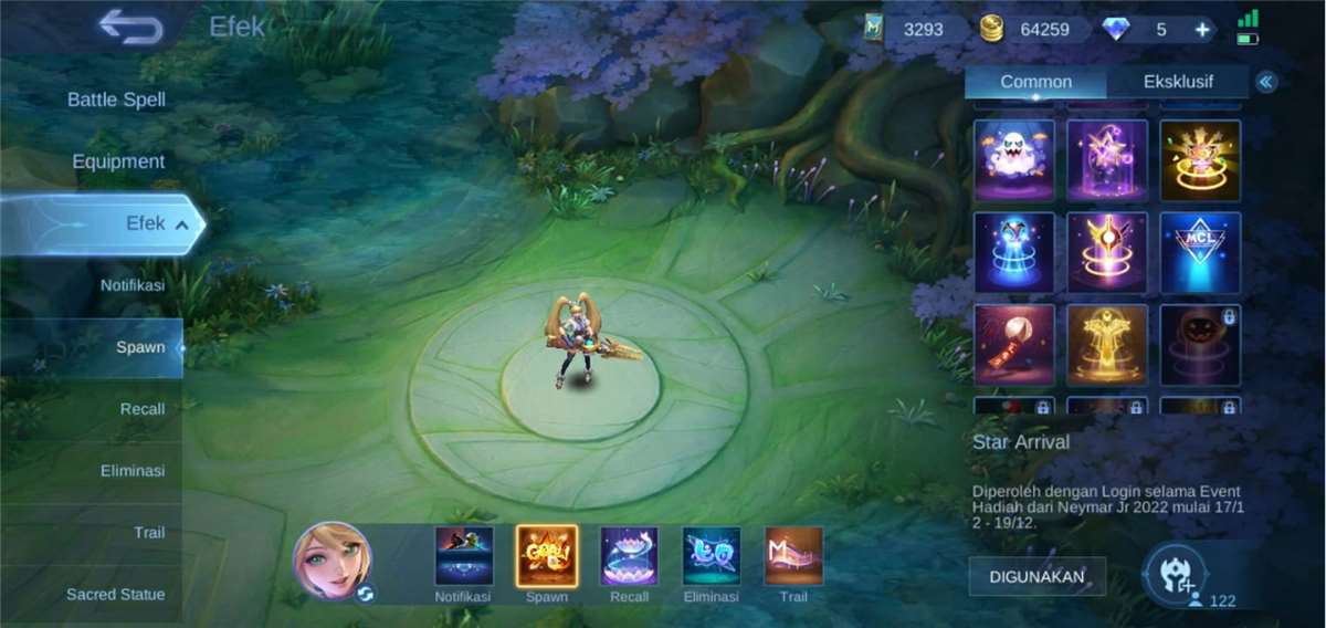 Penjualan akun permainan Mobile Legends